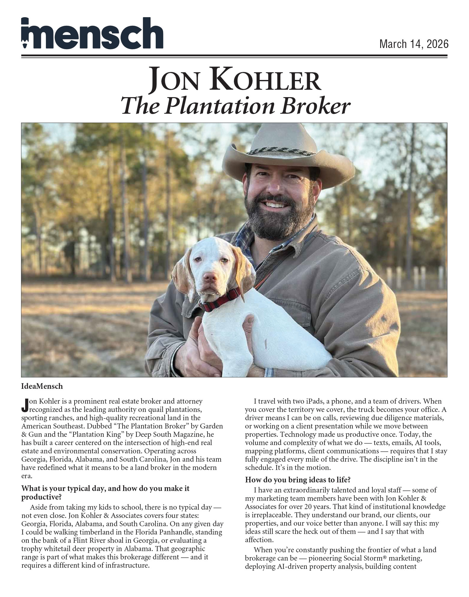 KOHLER-3096-Mensch-Reprint-2026-FINAL-1 Woods 'N Water